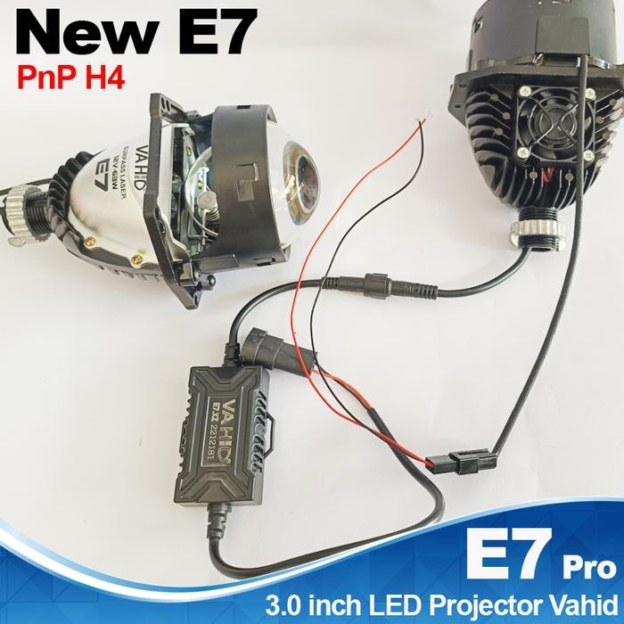 Bi-LED E7 Surpass Laser Blue HD Lens Dual Core Pro Lens Vahid gals