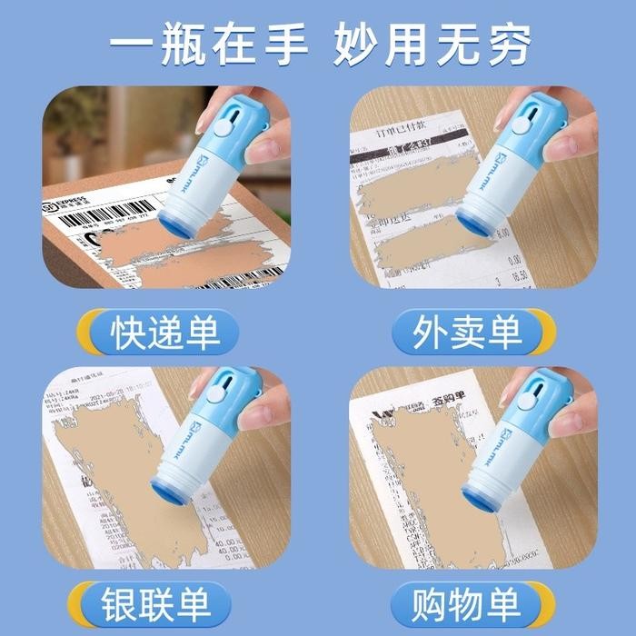

tip-ex penghilang informasi resi + cutter mini 2 in 1 pembuka paket kode 396