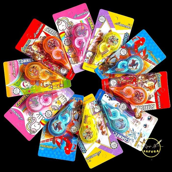 

tipex kertas montana corection tape 12 pcs penghapus kertas 1 lusin kode 572
