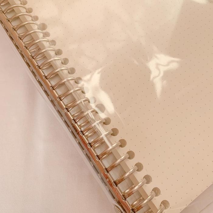 

[HARU] B5 A5 COVER BINDER TRANSPARENT BINDER BENING TRANSPARAN JOURNAL KODE 164