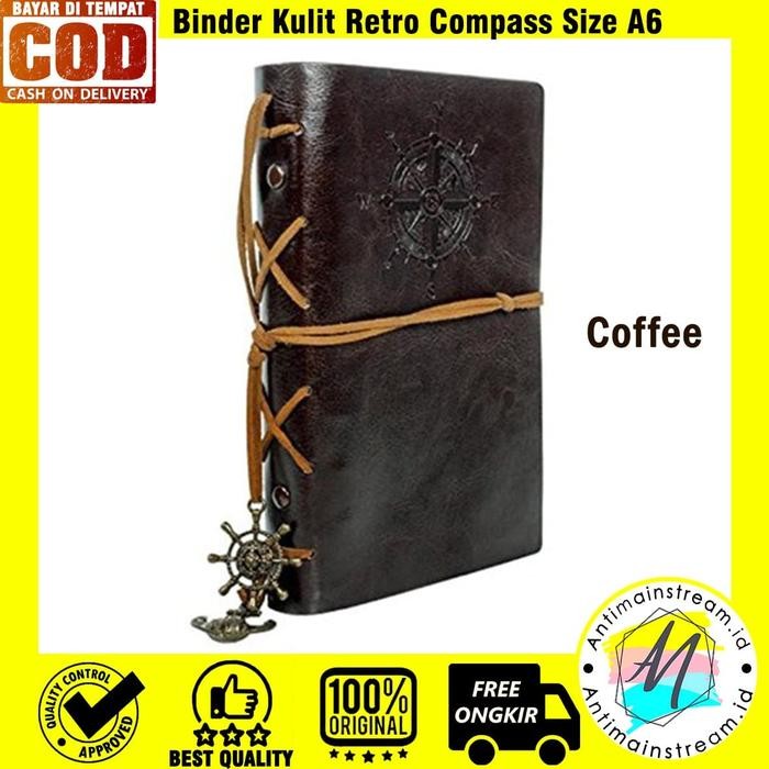 

BUKU BINDER KULIT PIRATE COMPASS WARNA BROWN DAN COFFEE KODE 351