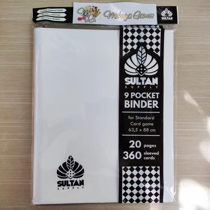 

SULTAN 9 POCKET BINDER BUKU SLEEVES 360 KARTU KODE 1310