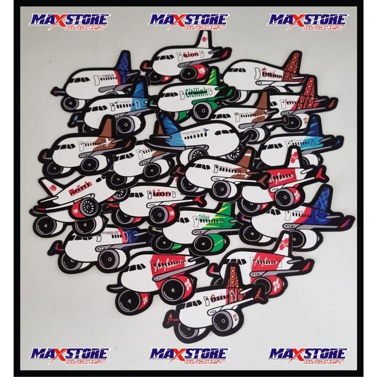 

AEROPLANE STICKER /STICKER KOPER PESAWAT TERBANG / TRAVEL STICKER / PLANE STICKER / STICKER PACK /