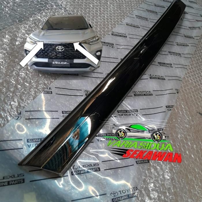 List Grill Depan Avanza Veloz 2022 Black Chrome