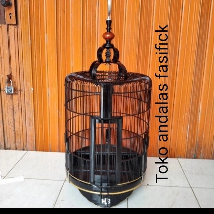 kandang Anis merk HS Hitam/ sangkar wambi/kandang wambi/kandang ans