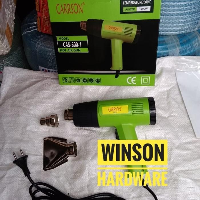 Paling Baik Carrson Hot Air Gun 1500 Watt Heat Gun Mesin Pemanas