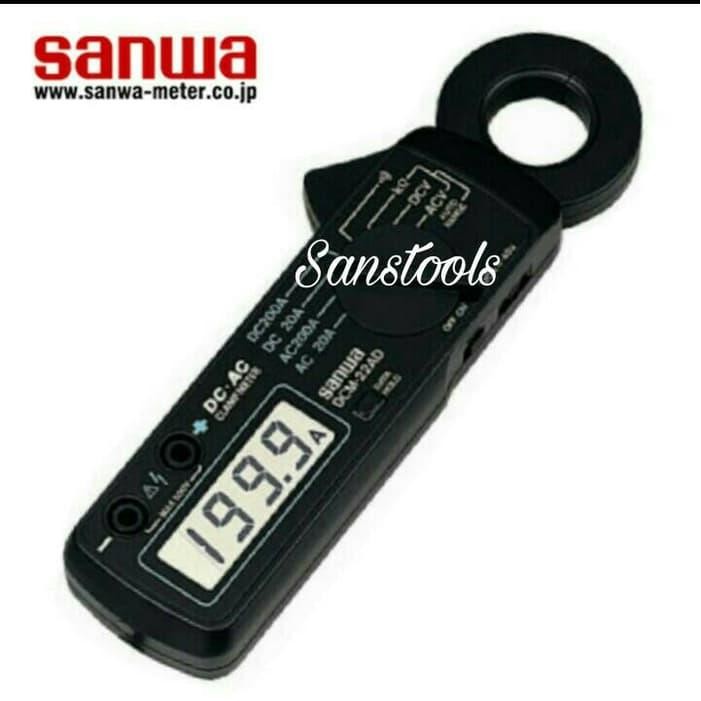 SANWA DCM-22AD dital clamp meter AC/DC 200A DCM22AD ASLI JAPAN AC DC