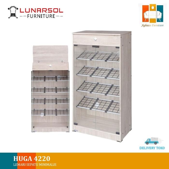 RAK SEPATU KACA LEMARI SEPATU KACA MINIMALIS