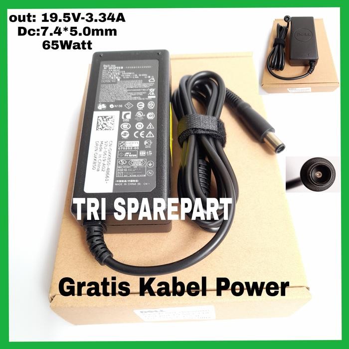 ORI CHARGER ADAPTOR LAPTOP DELL VOSTRO 3350 3360 3400 3450 3460 3500 TERLARIS