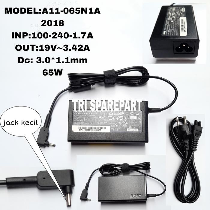 CHARGER ADAPTOR CAS ACER SWIFT 3 SF314-54 SF314-54G SF314-52G SF315-52