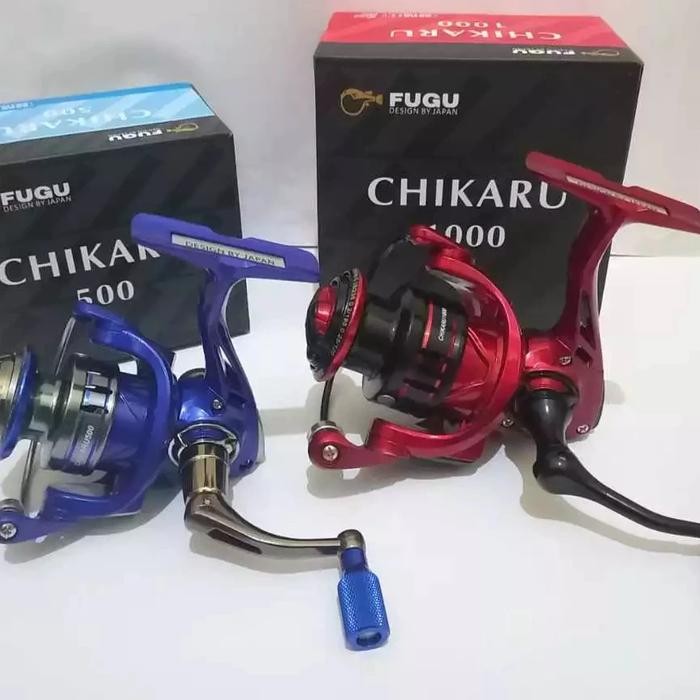 REEL SPINNING POWER HANDLE MURAH FUGU CHIKARU 500 1000