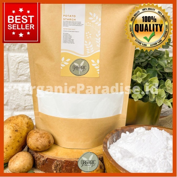 

Potato Starch / Tepung Kentang 1KG Premium Quality Organic Paradise