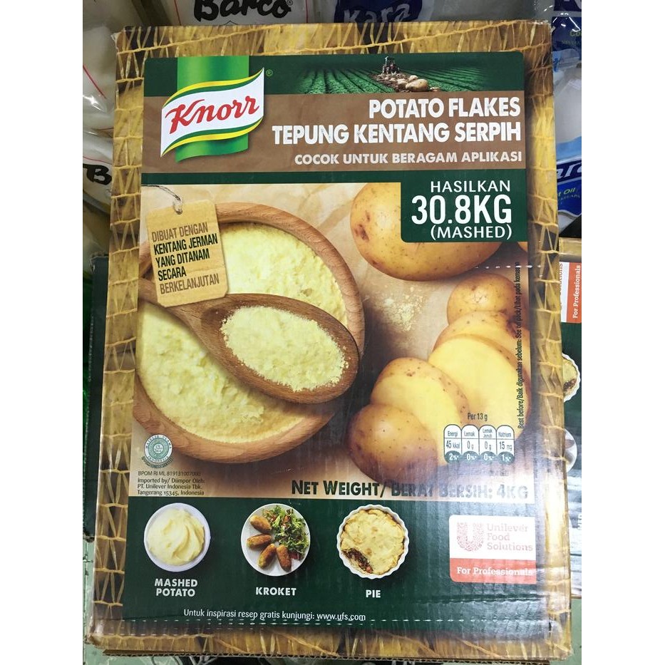 

knorr potato flakes 4kg