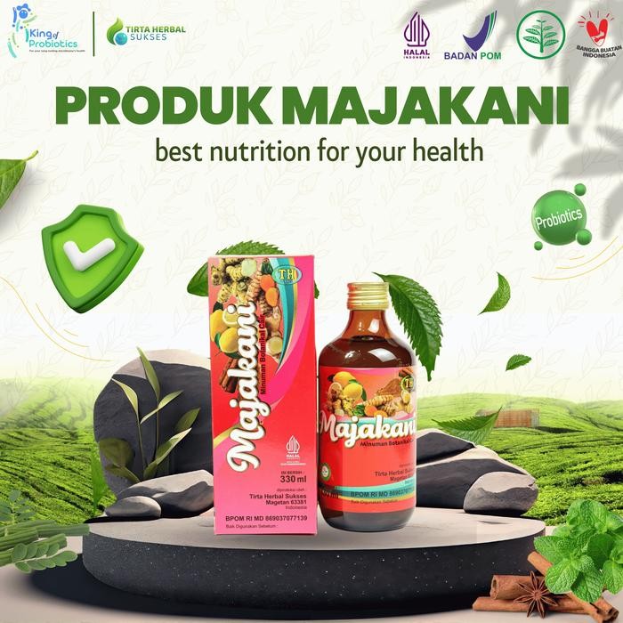Majakani 330ml Botol kaca bio th probiotik