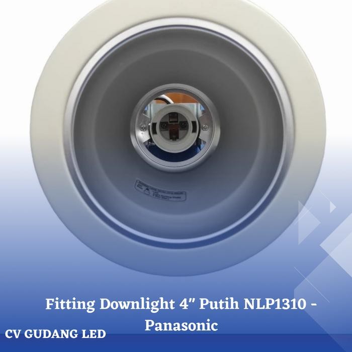 PREMIUM Fitting Downlight 4" Putih NLP71310- Panasonic