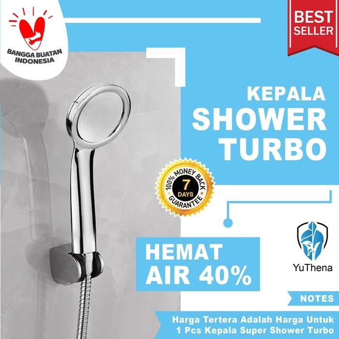 PREMIUM Kepala Super Shower Hemat Air Head Hand Shower turbo murah