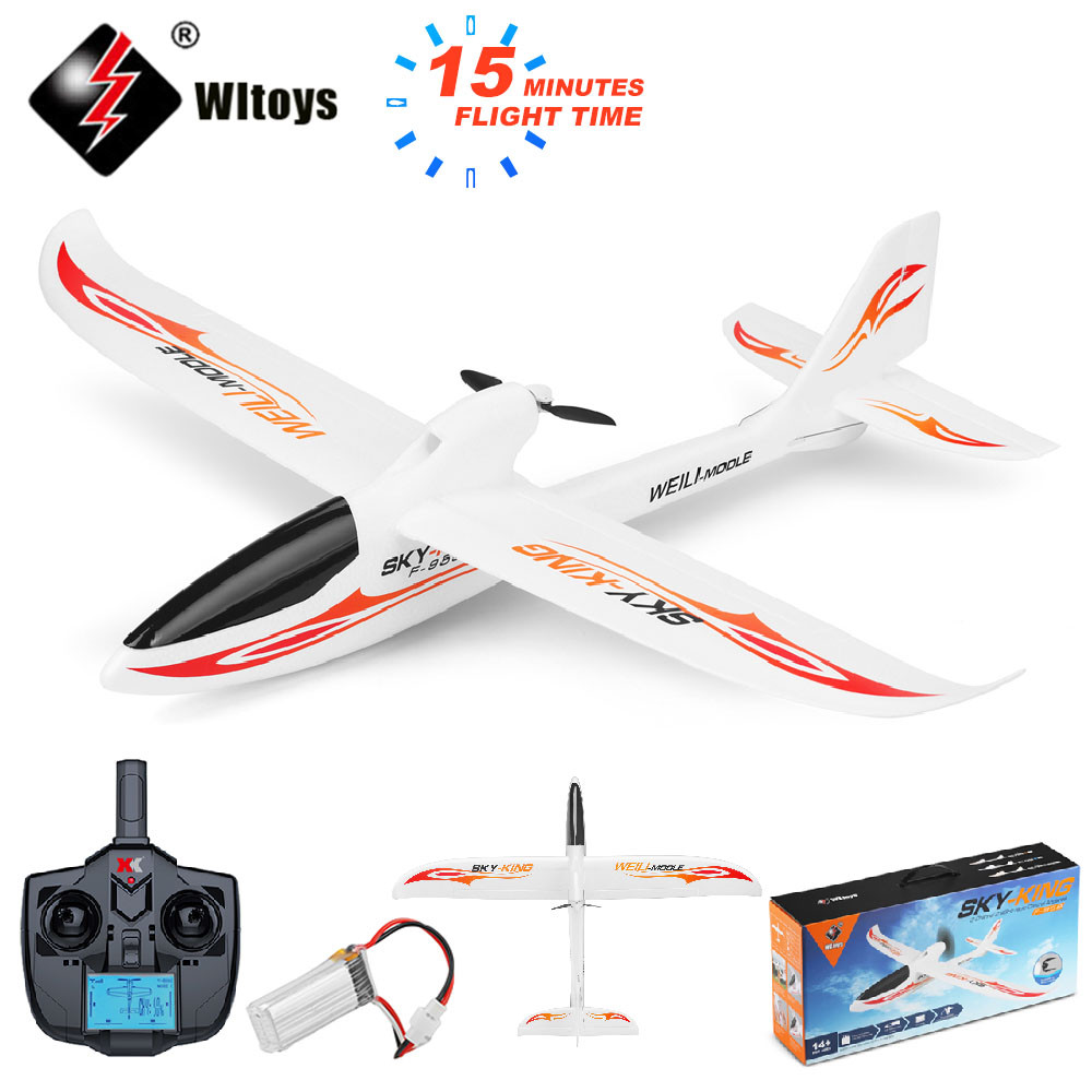 Terlaris, WLtoys Pesawat RC F959S, Mainan Sayap Tetap SKY-King 2.4G