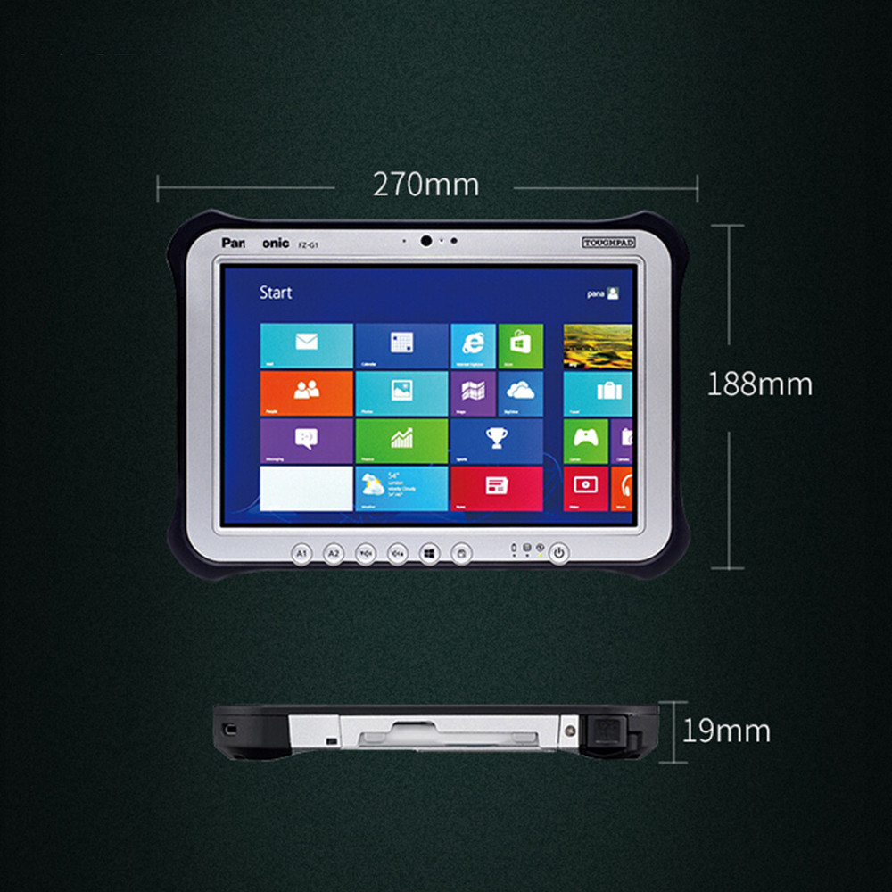 Military Panasonic Portable Tablet  FZ-G1 CPU=i5 RAM=8G 512GB SSD