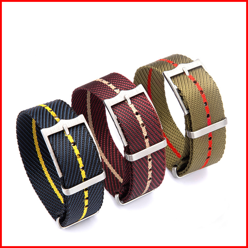 Premium Nylon Watch Band For Rolex For Tudor Army Military Strap For Seiko Fabric Canvas Bracelet