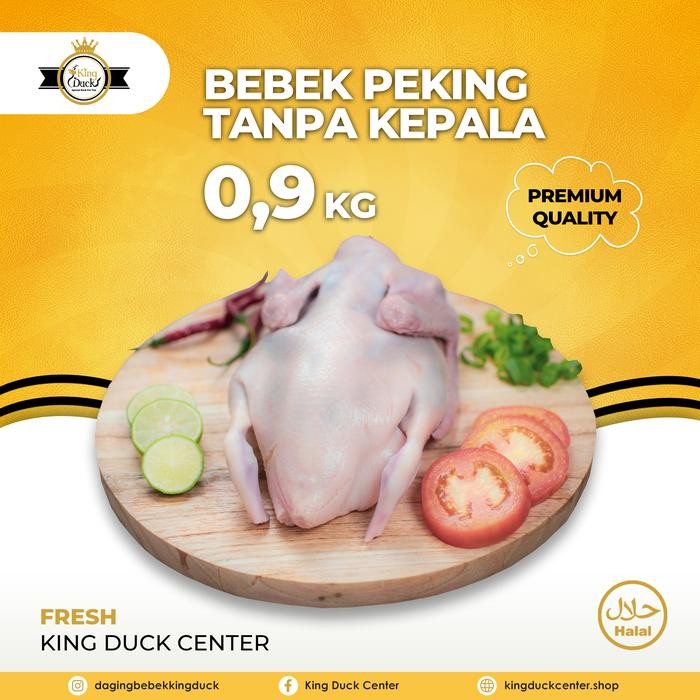 

DAGING BEBEK PEKING 0,9KG TANPA KEPALA KAKI