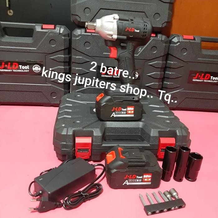2 Batre Jld Cordless Impek Impact Wrench 350Nm 48S