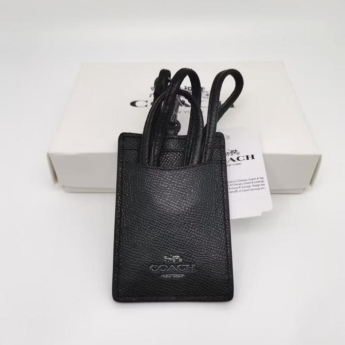 

[Deli Atk] Lanyard Cach F57312 In Leather All Black