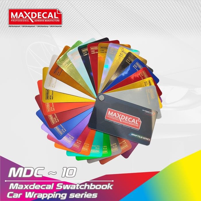 Katalog Maxdecal 9500 Series Premium Wrap Vinyl Swatchbook Color Card