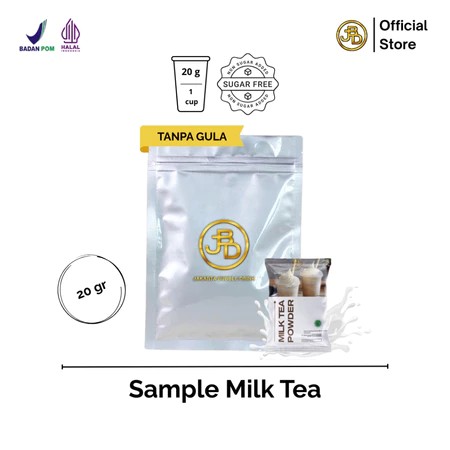 

Sample Bubuk Minuman Premium Rasa Rasa Milk Tea Halal 20gr Siap Seduh | JBD