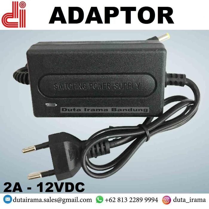 ADAPTOR AC DC 2 AMPERE 12 VOLT ADAPTOR 2A - 12V ADAPTOR CCTV 12V 2A