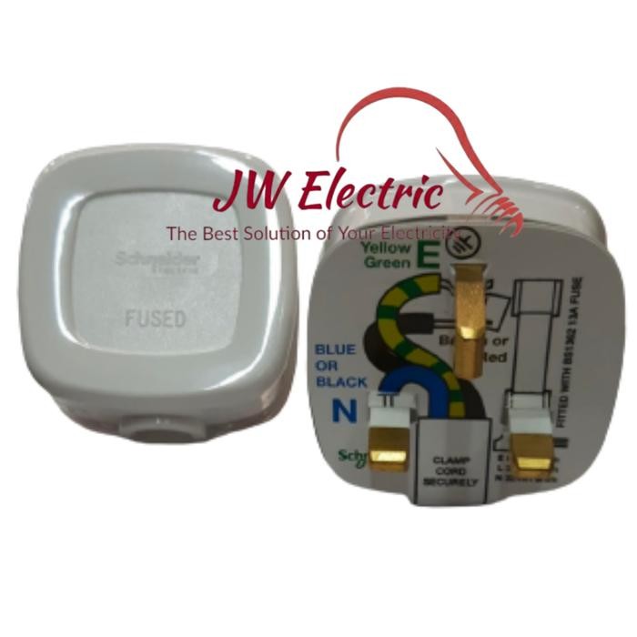 STEKER PLUG AC SCHNEIDER EP13 / STEKER AC KAKI 3