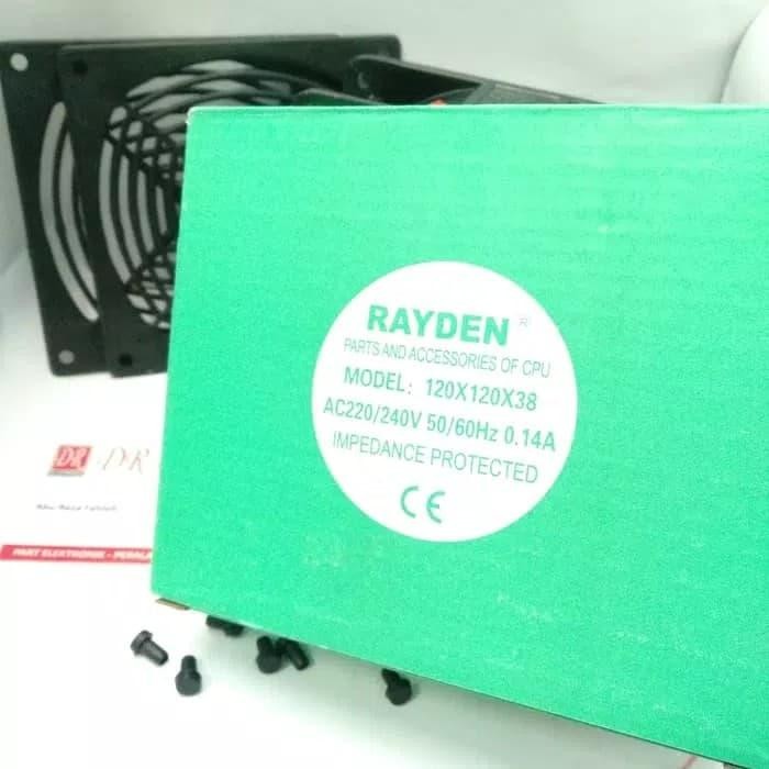 COOLING FAN KIPAS PENDINGIN RAYDEN AC 220V 12CM 120X120