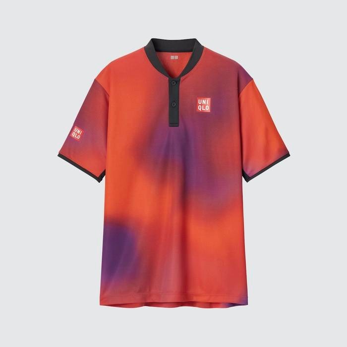 Uniqlo Kei Nishikori Tennis Polo Roland Garros / Baju Tenis Uniqlo Terlaris