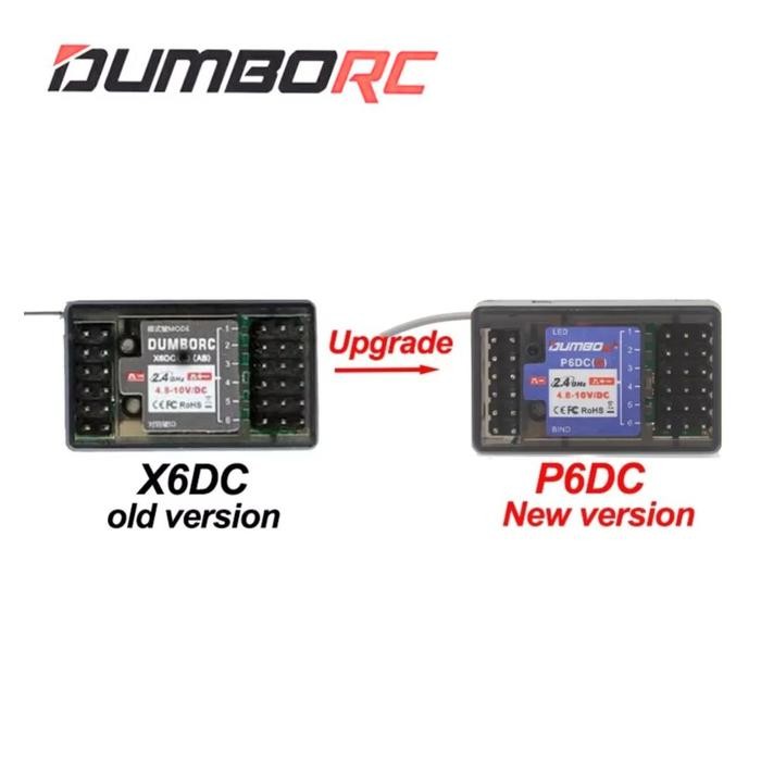Stok Baru Receiver Dumborc X6DC 6 Channel