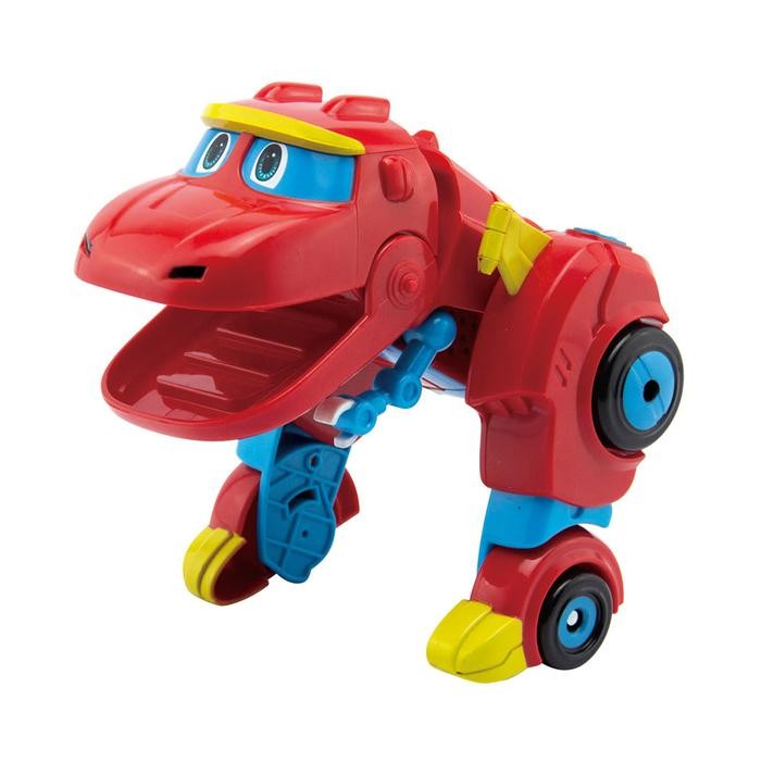 Toys Kingdom Top Gear Robot Gogo Dino Mini Rex S3 - Merah Kids Toy Action Figur Mainan Koleksi Anak