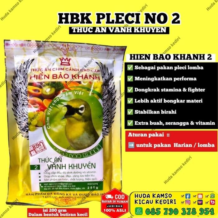 READY VOER HBK PLECI READI NOMOR 2 MADE IN VIETNAM PAKAN BURUNG PLECI