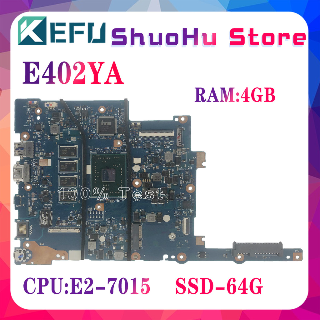 kefu E402YA Notebook Mainboard For Asus VivoBook E14 E402 E402Y E402YA Laotop Motherboard with E2-70