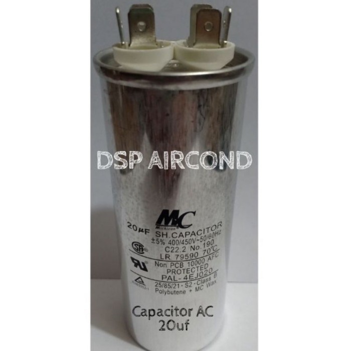(Expert) kapasitor AC LG, panasonic dll,ukuran