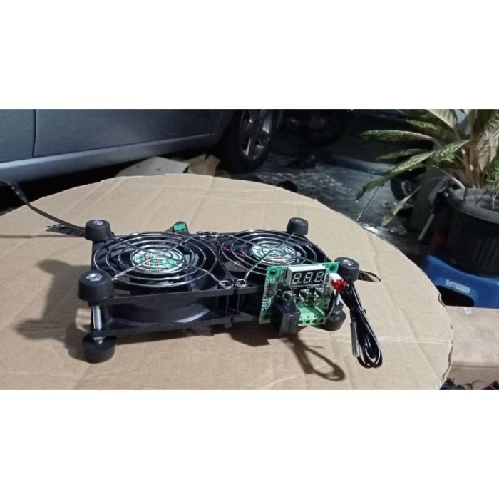 (Expert) Kipas pendingin stb set top box tv dengan sensor suhu