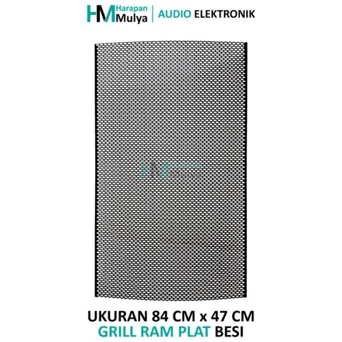(Expert) Grill Besar / Ram Panjang Box Speaker Besi Tebal 84 cm x 47