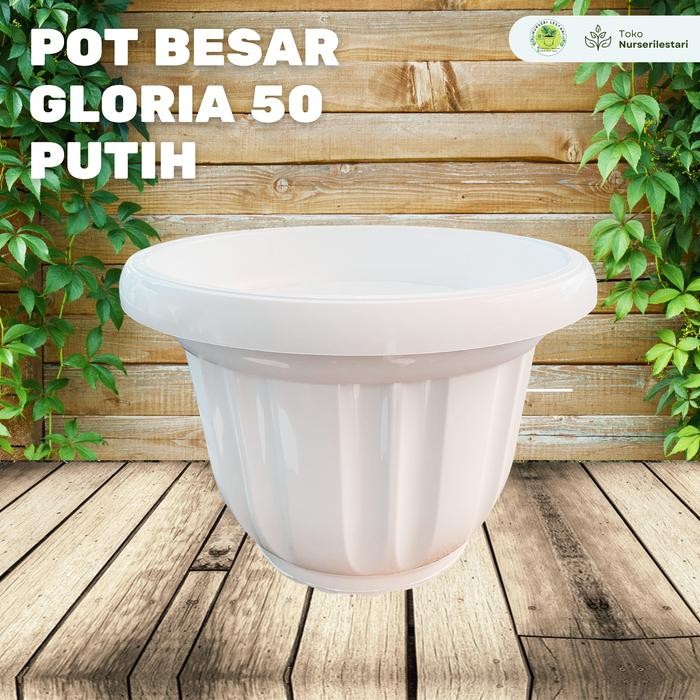 Pot Plastik Besar Gla 50 Putih