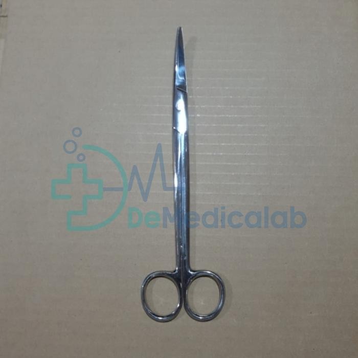 

Gunting IUD 23cm Bengkok / Mato Scissors Curved 23cm / Gunting Operasi