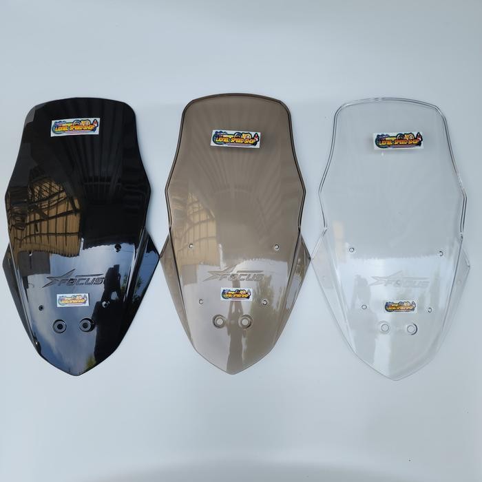 Visor windshield nmax old modist nmax lama tebal tinggi riben hitam