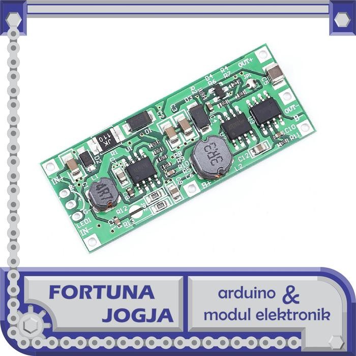 (Expert) Modul Kit Mini UPS Backup Power Input DC 5-12V Output DC 9V atau 12V