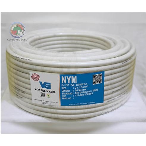 (Expert) Voksel Kabel NYM 2x1.5 ; 2x1,5 mm 50M
