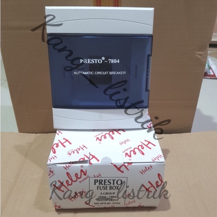 (Expert) Box MCB Presto 4Grup / Fuse Box Presto 4 Group