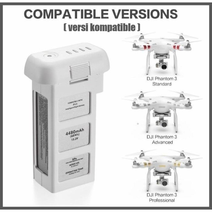 (Expert) Baterai DJI Phantom 3 pro