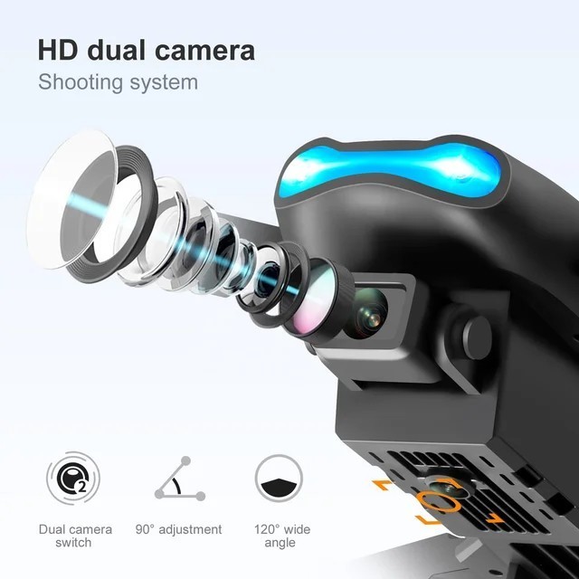 (Expert) DRONE E99 K3PRO 4K HD Dual Camera