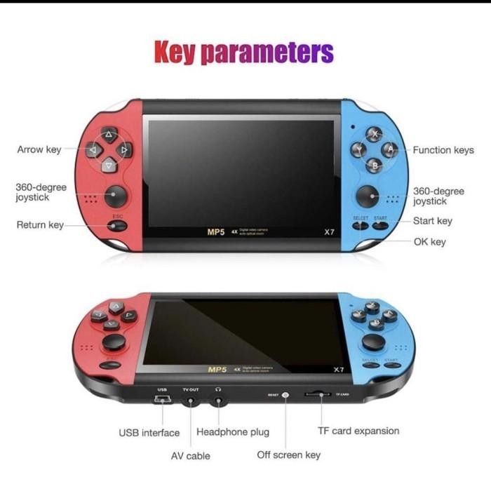 GameBoy Advance GBA SNES SEGA X7 Screen Besar 4,3 inch 8gb MusicVideo