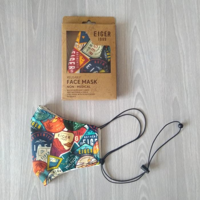 Ready Masker Eiger Face Mask Non Medical E89 - Original Original