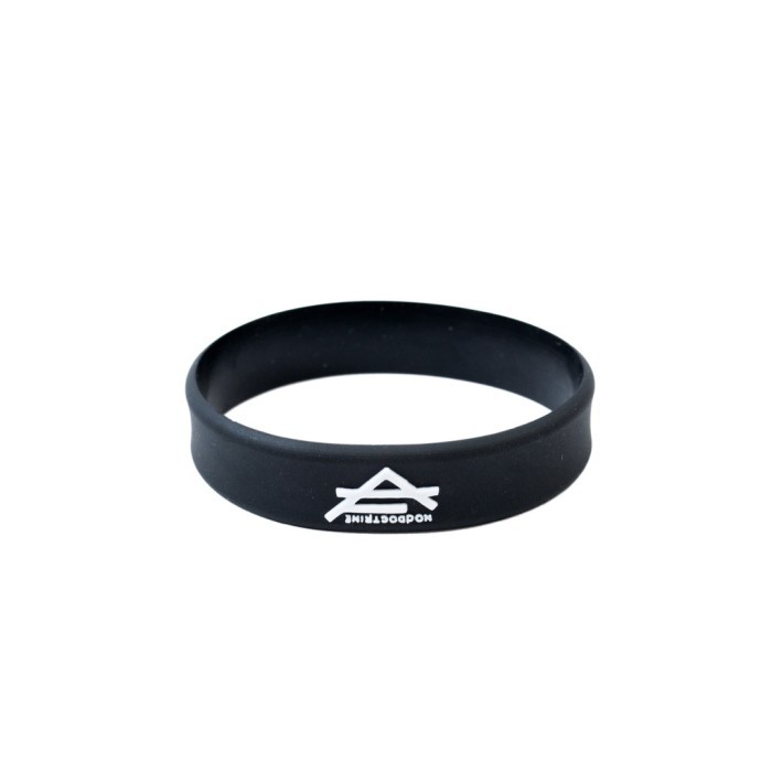 (Expert) FAVORITE Gelang Karet Gelang Distro Pria NodDoctrine LOGO Hitam Putih